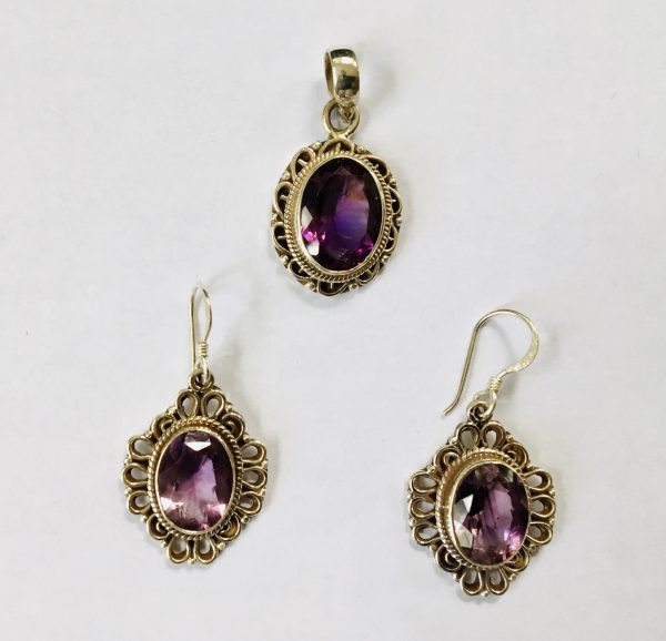 Amethyst Jewelry Set