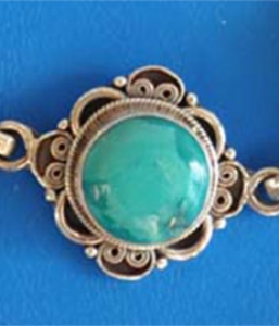 Sterling Silver with Turquoise-Bracelet